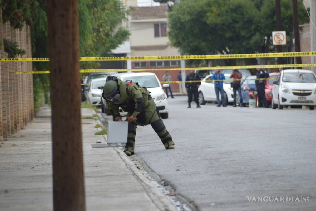 Causa alarma en Saltillo supuesta bomba en un maletín