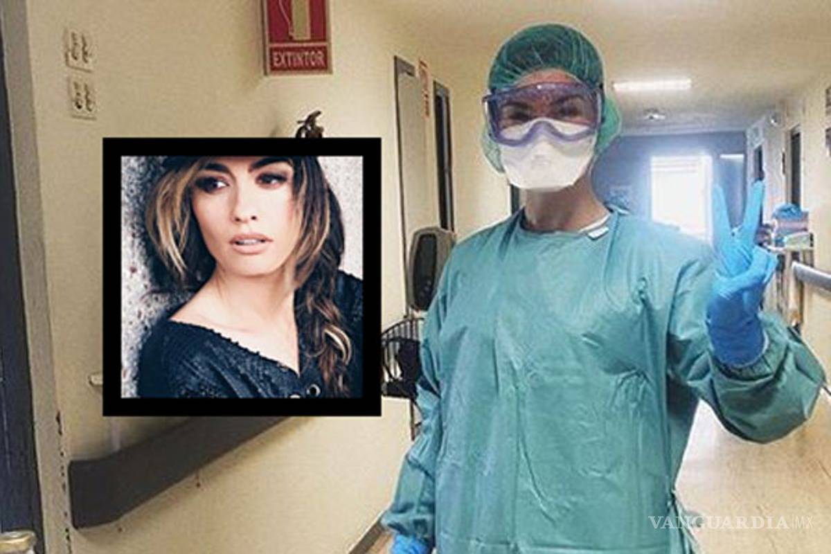 Modelo volvió a ser enfermera para ayudar contra el coronavirus y se contagió