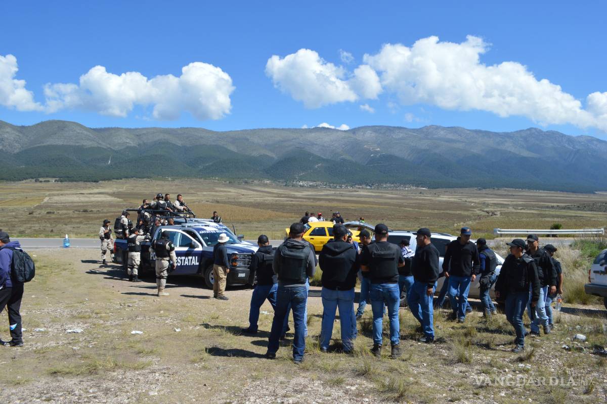 Policías de Coahuila y NL 'peinan' sierra para encontrar al niño Gael