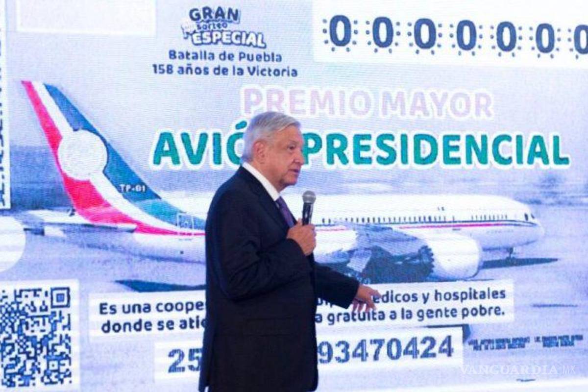 Lotería Nacional debe informar sobre sorteo del avión presidencial: INAI