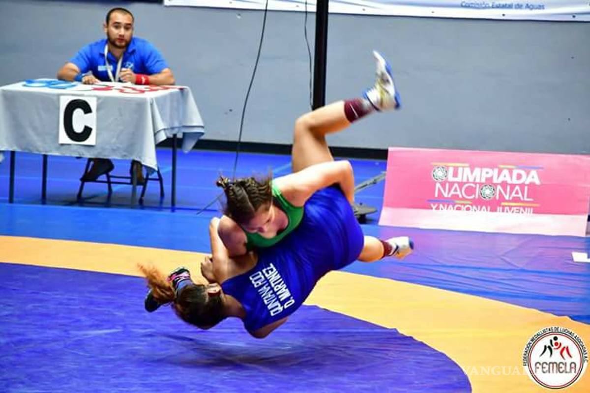 Conquista Coahuila la Olimpiada Nacional en lucha colgándose otros dos oros en la disciplina
