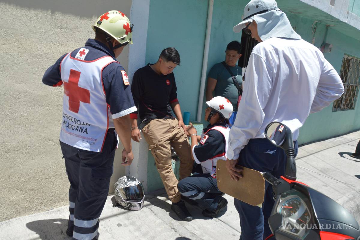 Arrolla a repartidor al dar vuelta cerrada