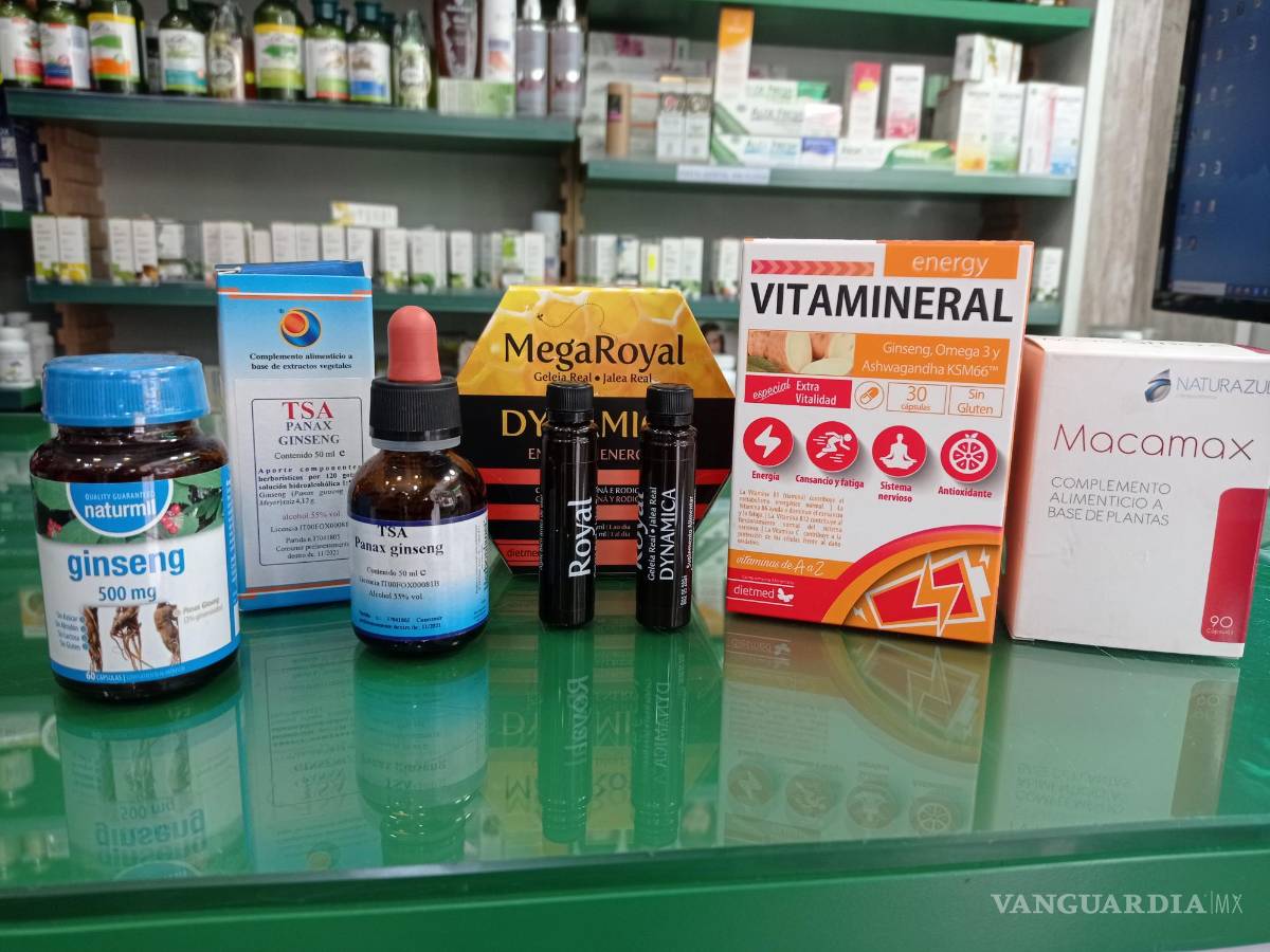 $!Productos elaborados con ginseng en un herbolario.