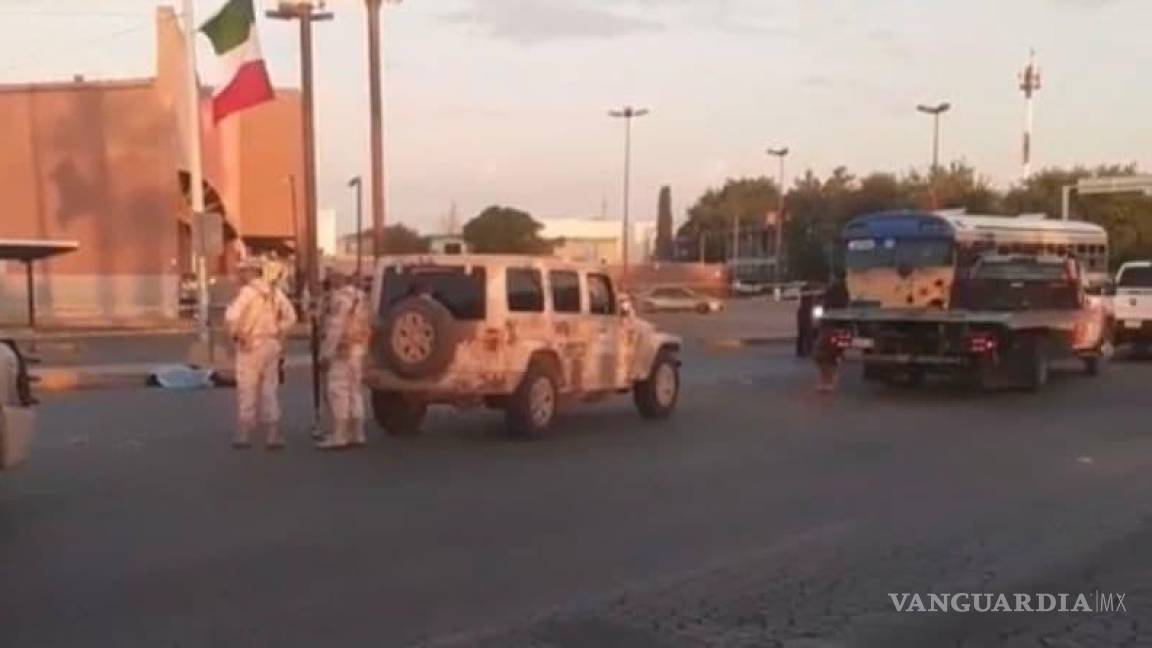 Fallece militar arrollado por camión de personal en Ciudad Acuña, Coahuila