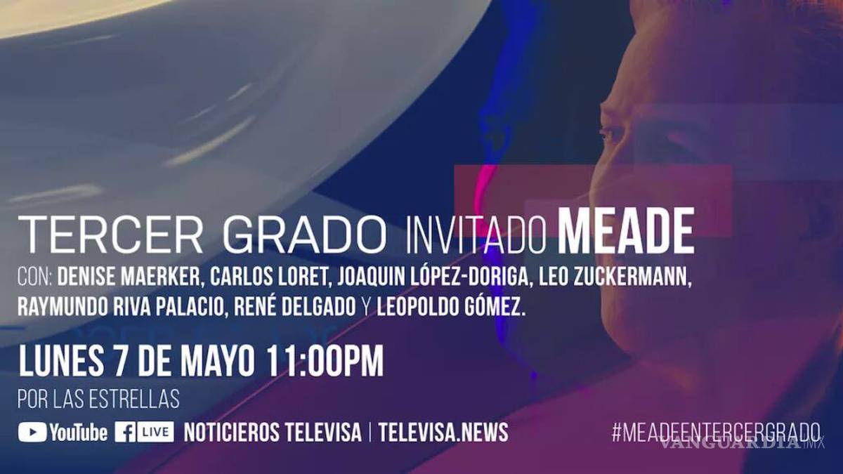 Televisa anuncia segundo ‘round’ de Tercer Grado: ahora con José Antonio Meade