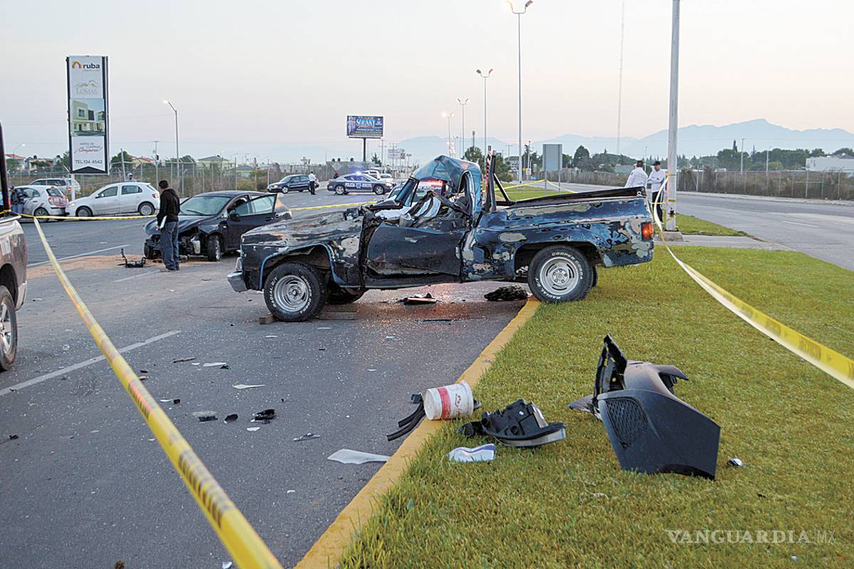 Muere joven luego de que ebrio le chocara en Saltillo