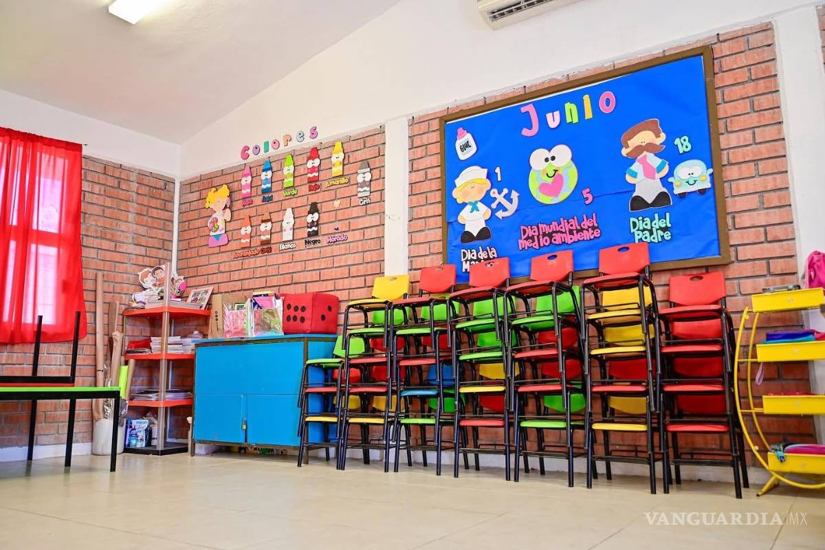 Inauguran aula didáctica en Jardín de Niños Emiliano Zapata, en Monclova