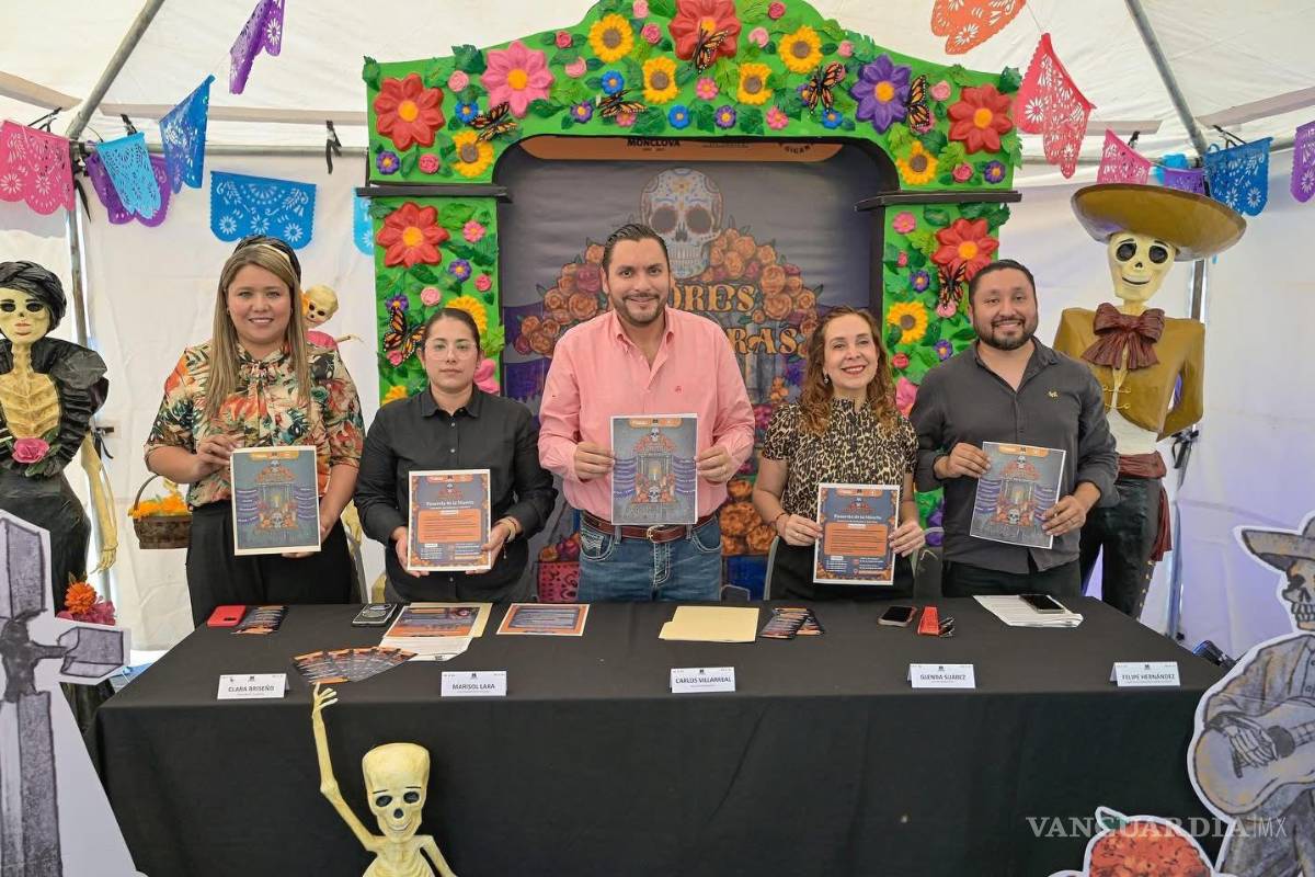 Monclova revive sus tradiciones con el Festival ‘Flores y Calaveras’