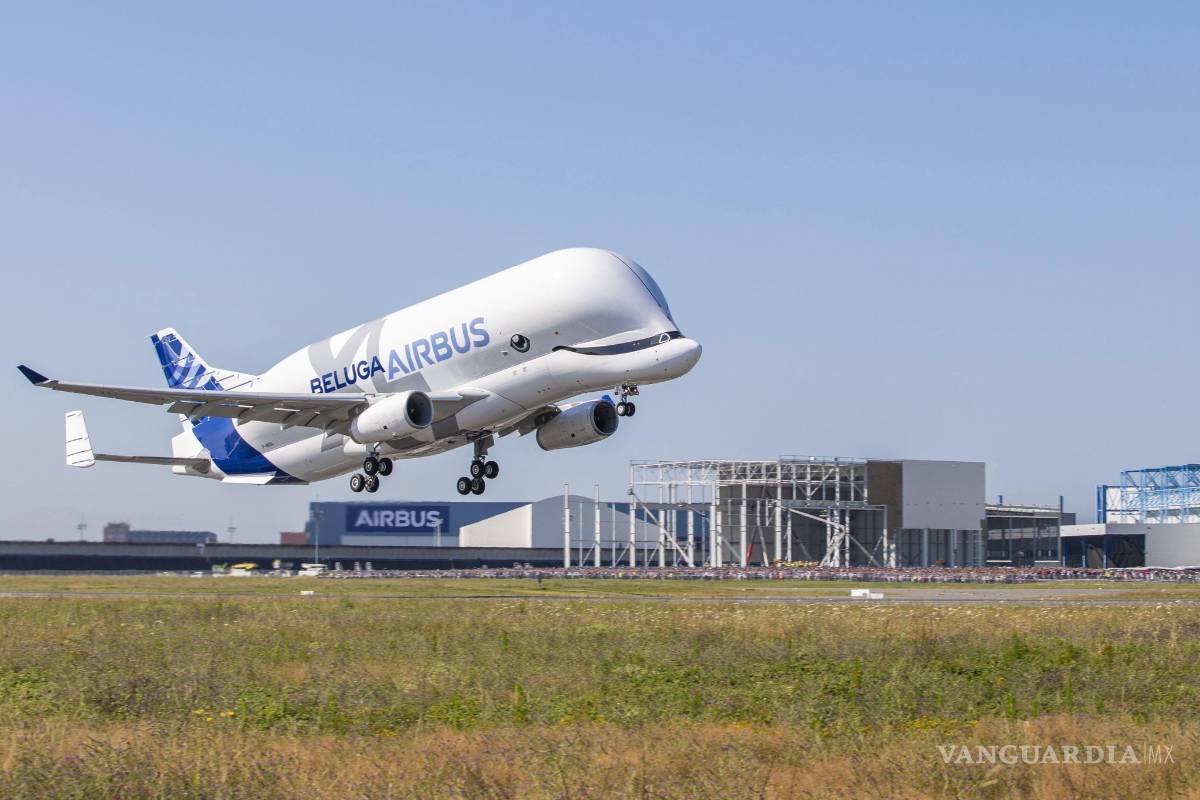 “Beluga XL”, el super avión “ballena” realiza primer vuelo