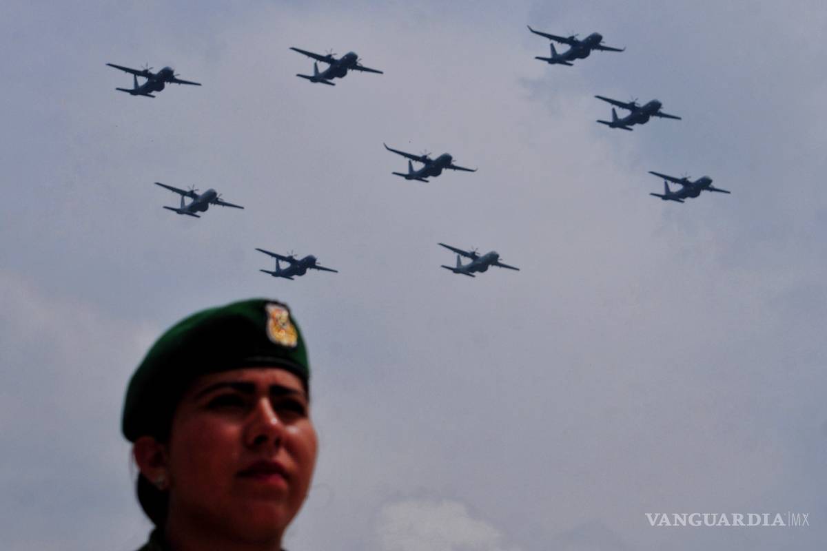 ‘Calienta motores’ la Fuerza Aérea Mexicana para desfile del 16 de septiembre