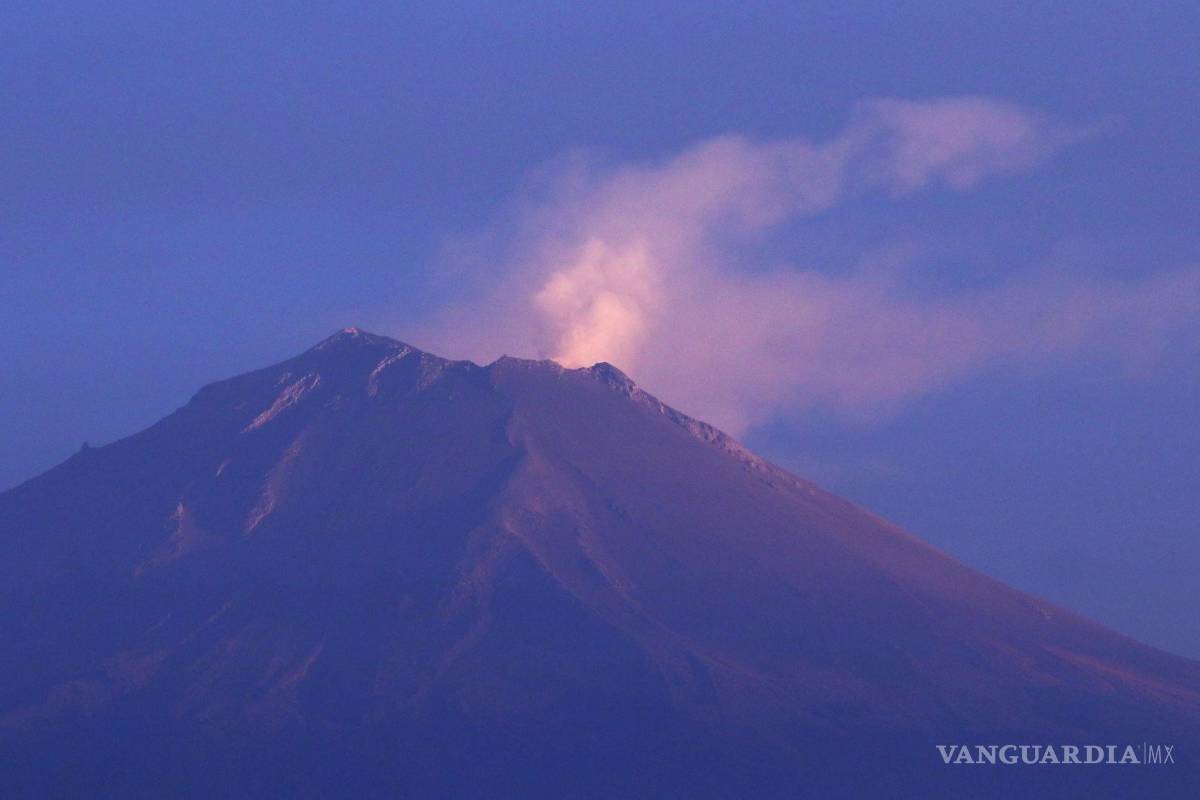 Asombrosas imágenes de la actividad del volcán Popocatépetl