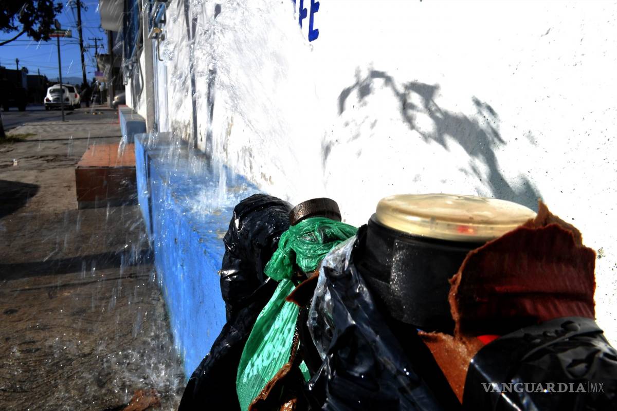 Repara Agsal daños ocasionados en tuberías; se desperdició gran cantidad de agua