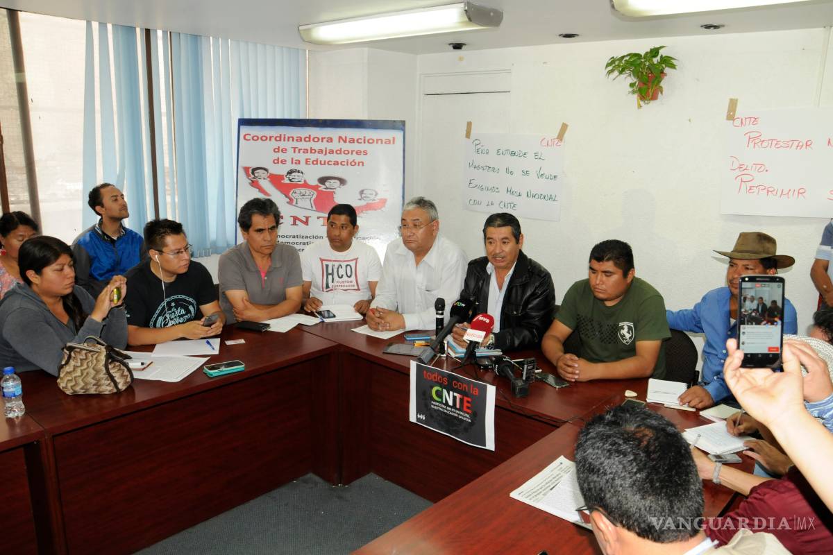 Asegura la CNTE que volverá el lunes a la CDMX