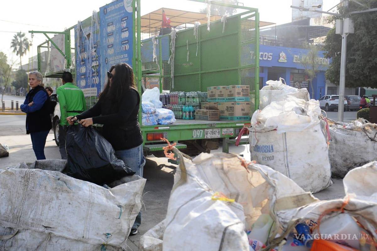 Rebasan las 3.6 toneladas de material reciclado en campaña de intercambio en Torreón