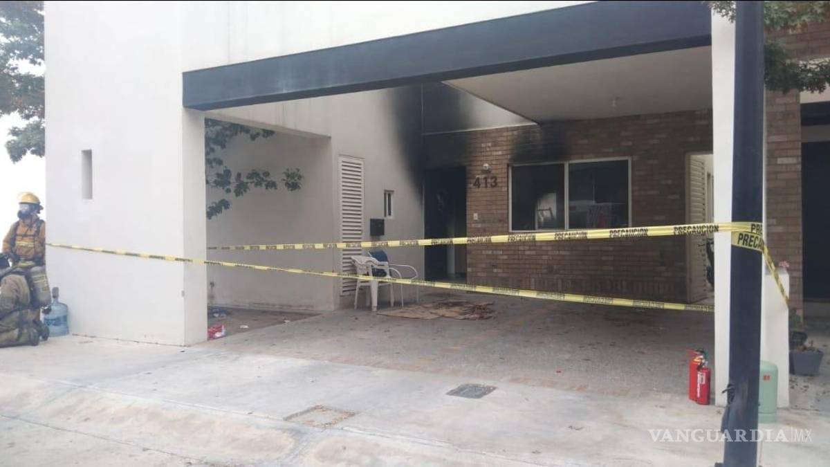 Salvan a gatito que estuvo a punto de morir calcinado en incendio en colonia de Ramos Arizpe