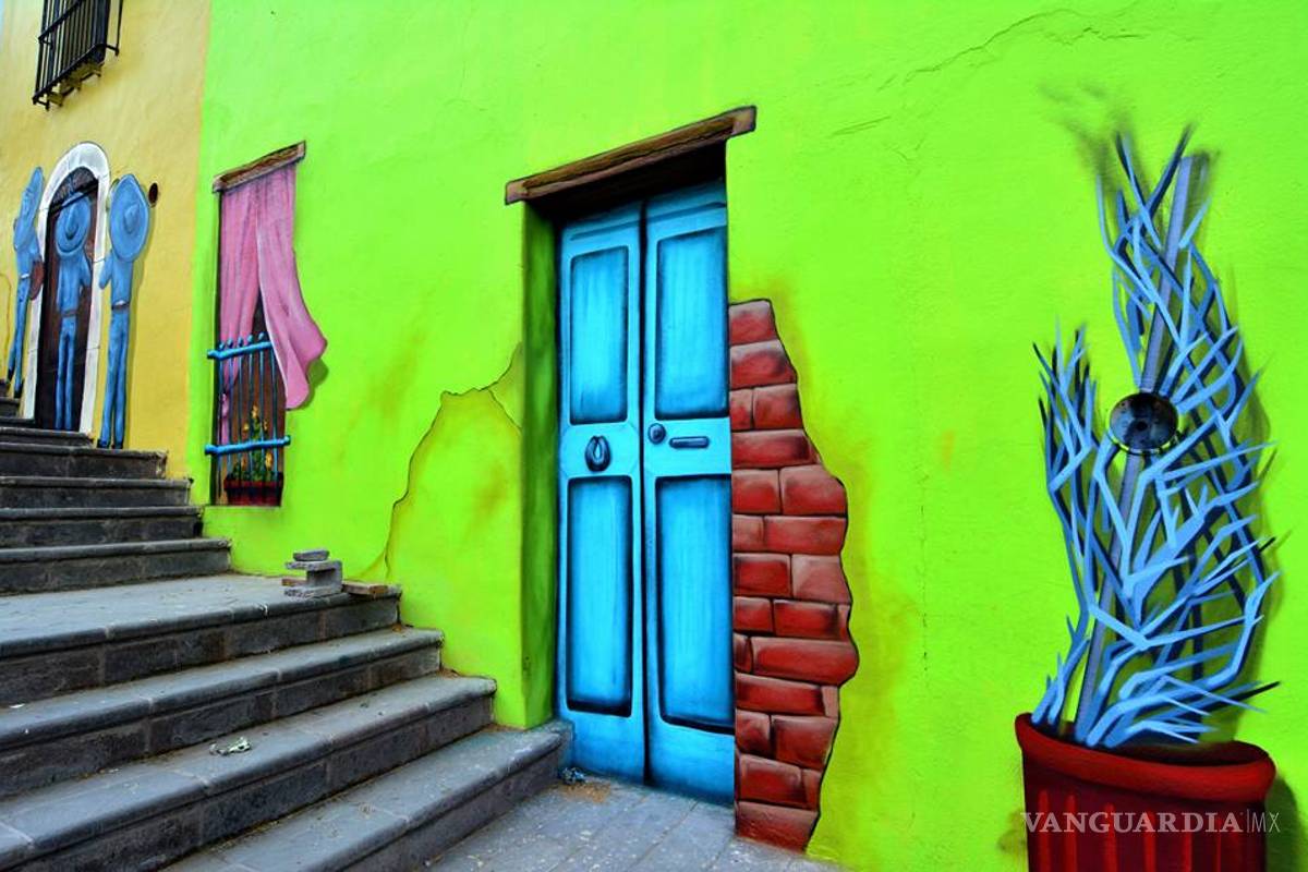Artistas urbanos de Monclova embellecen la Plaza Zapopan