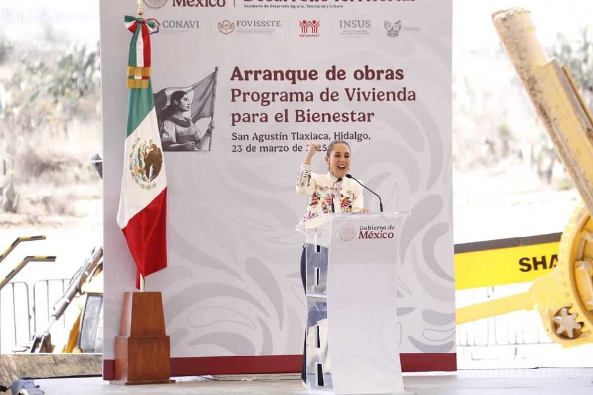 Inaugura Sheinbaum Programa de Viviendas para el Bienestar en Hidalgo
