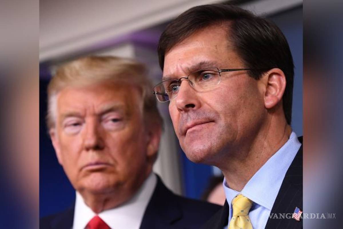 Revelan que secretario de Defensa de EU prepara su carta de renuncia