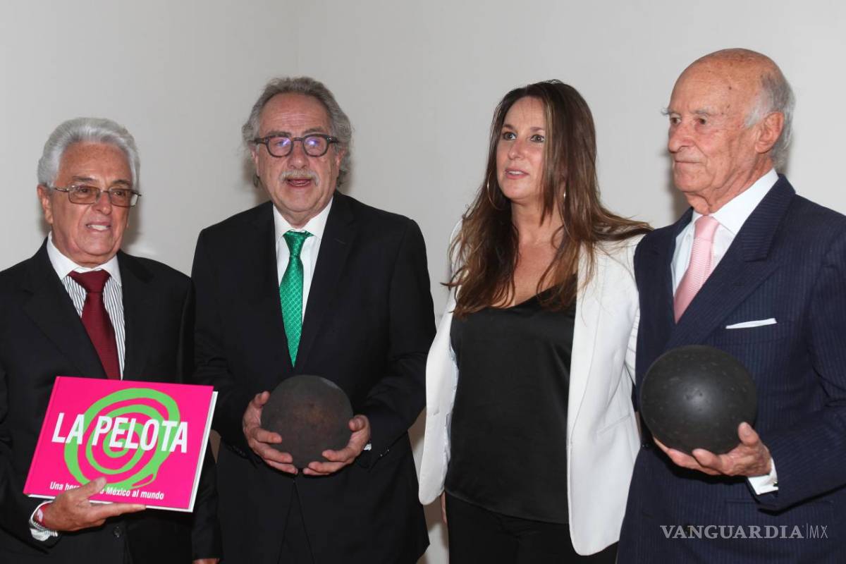 Presentan el libro “La Pelota, una herencia de México al mundo”