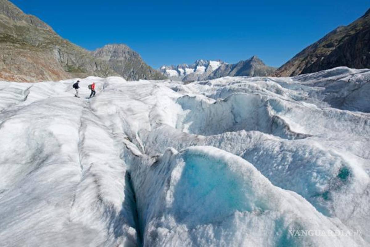 Glaciares en Suiza perdieron un 4% de hielo en 2023