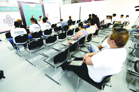 Baja audiencia en eventos