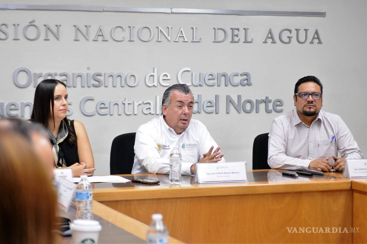 $!Autoridades municipales y representantes de CONAGUA destacaron la relevancia del proyecto hídrico para La Laguna.