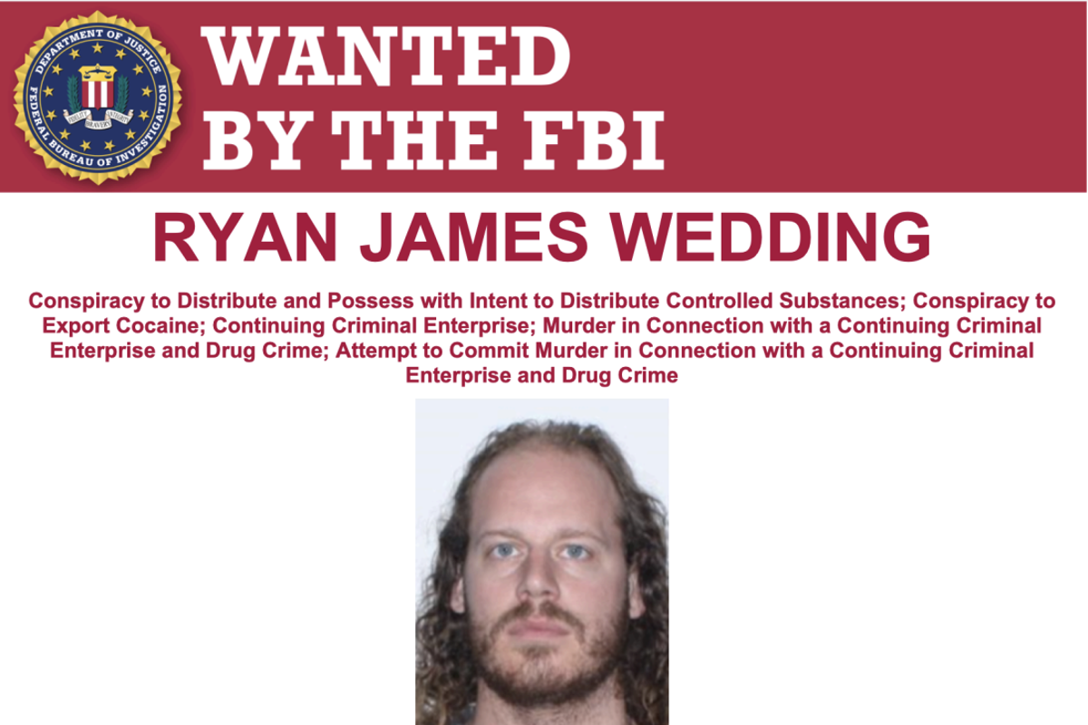 $!Autoridades de México y Estados Unidos confirmaron que Ryan Wedding se entregó voluntariamente en la Embajada de EU en México, tras permanecer prófugo por acusaciones de narcotráfico y homicidio.