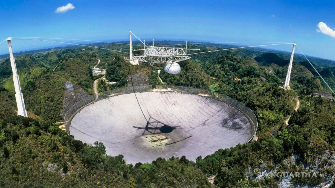 Colapsa el inmenso radiotelescopio de Arecibo en Puerto Rico