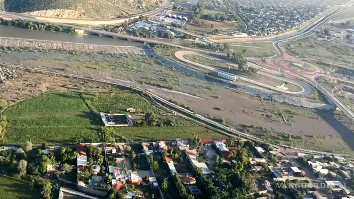 Corre agua por el Río Nazas en La Laguna; no fluía desde agosto de 2016 (video)