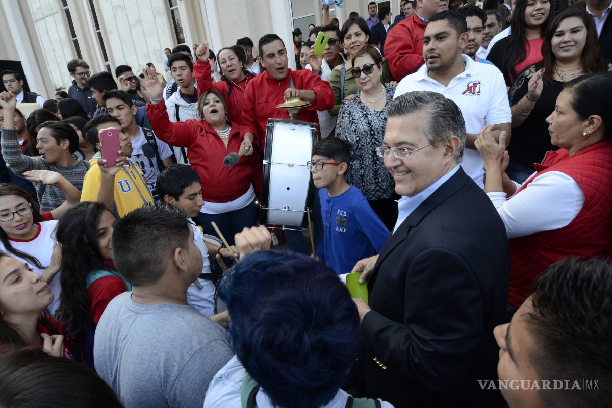 $!Inicia Blas Flores la carrera por un segundo periodo en la Rectoría de la UAdeC