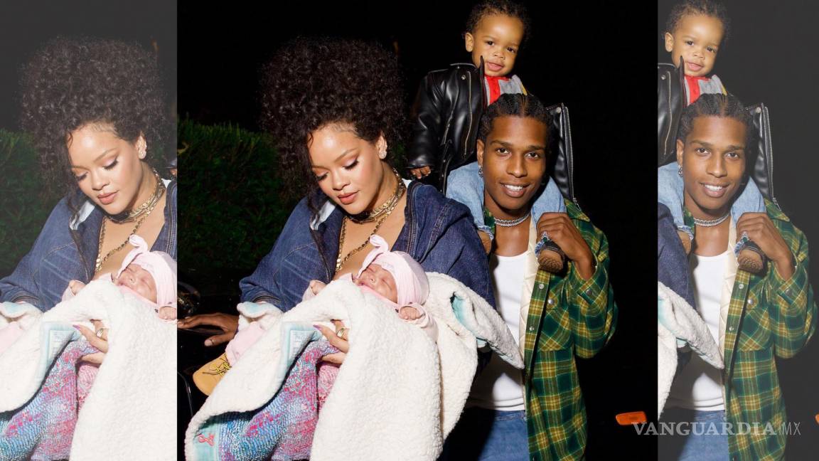 ¡Familia completa! Revelan las primeras fotos del segundo hijo de Rihanna