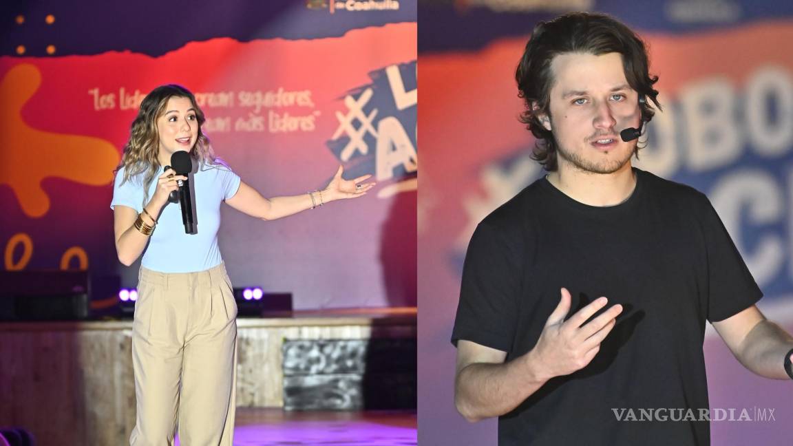 ¡Encuentro con influencers! Comparten Jessica Fernández y Roberto Martínez consejos y risas con sus fans saltillenses