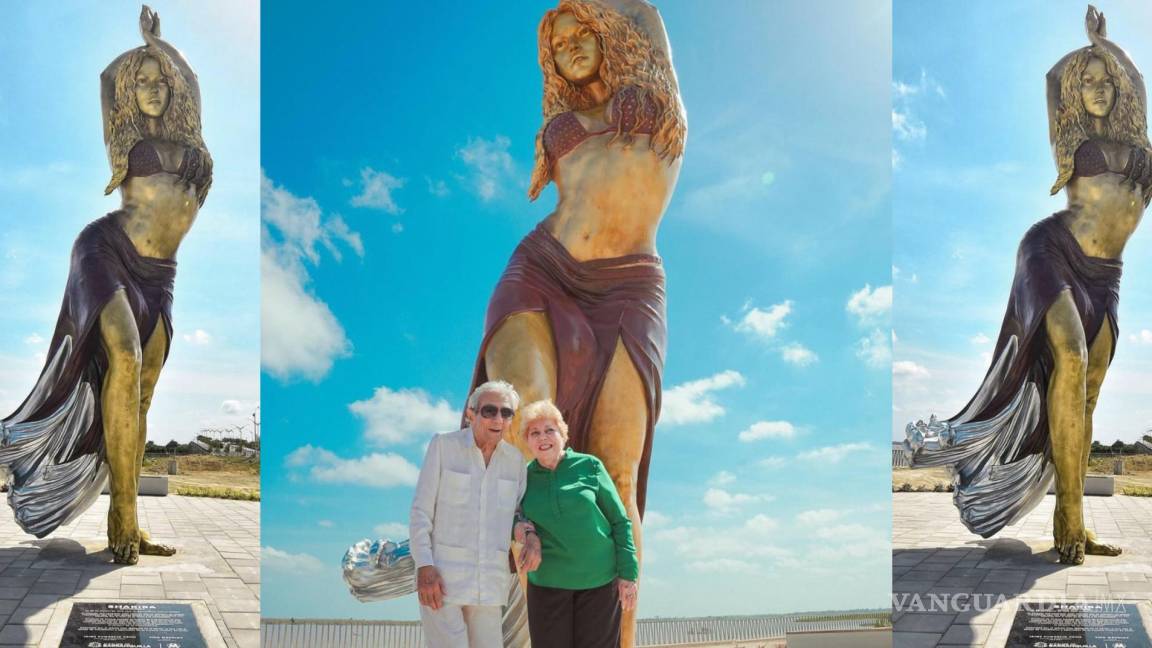 ¡Facturando a lo grande! Construyen en Colombia una estatua monumental de Shakira