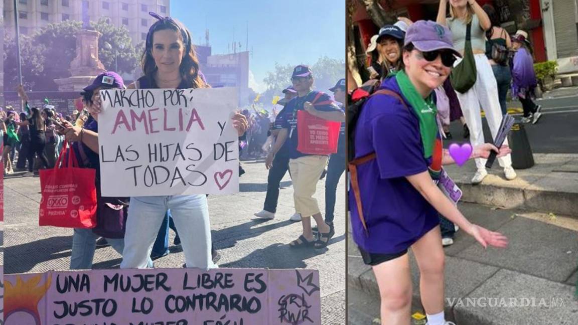 ¡Claman por respeto desde México! Se unen celebridades a la marcha por el Día Internacional de la Mujer