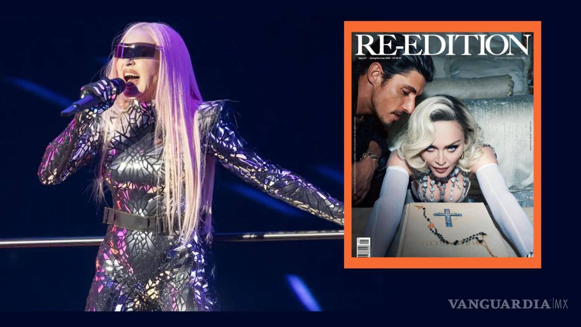¿Y este crossover? Posan Madonna y Alberto Guerra en la portada de la revista Re-edition