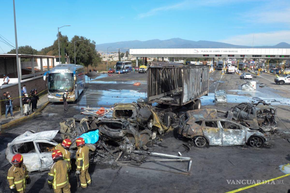 Aumenta cifra de muertos a 19 por accidente carretero en la México-Puebla