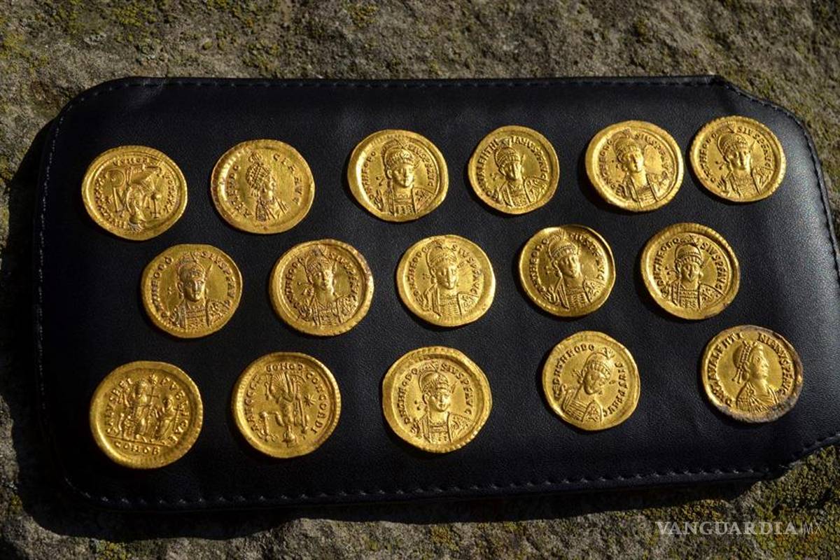 Descubren un tesoro de monedas bizantinas del siglo V en Bulgaria