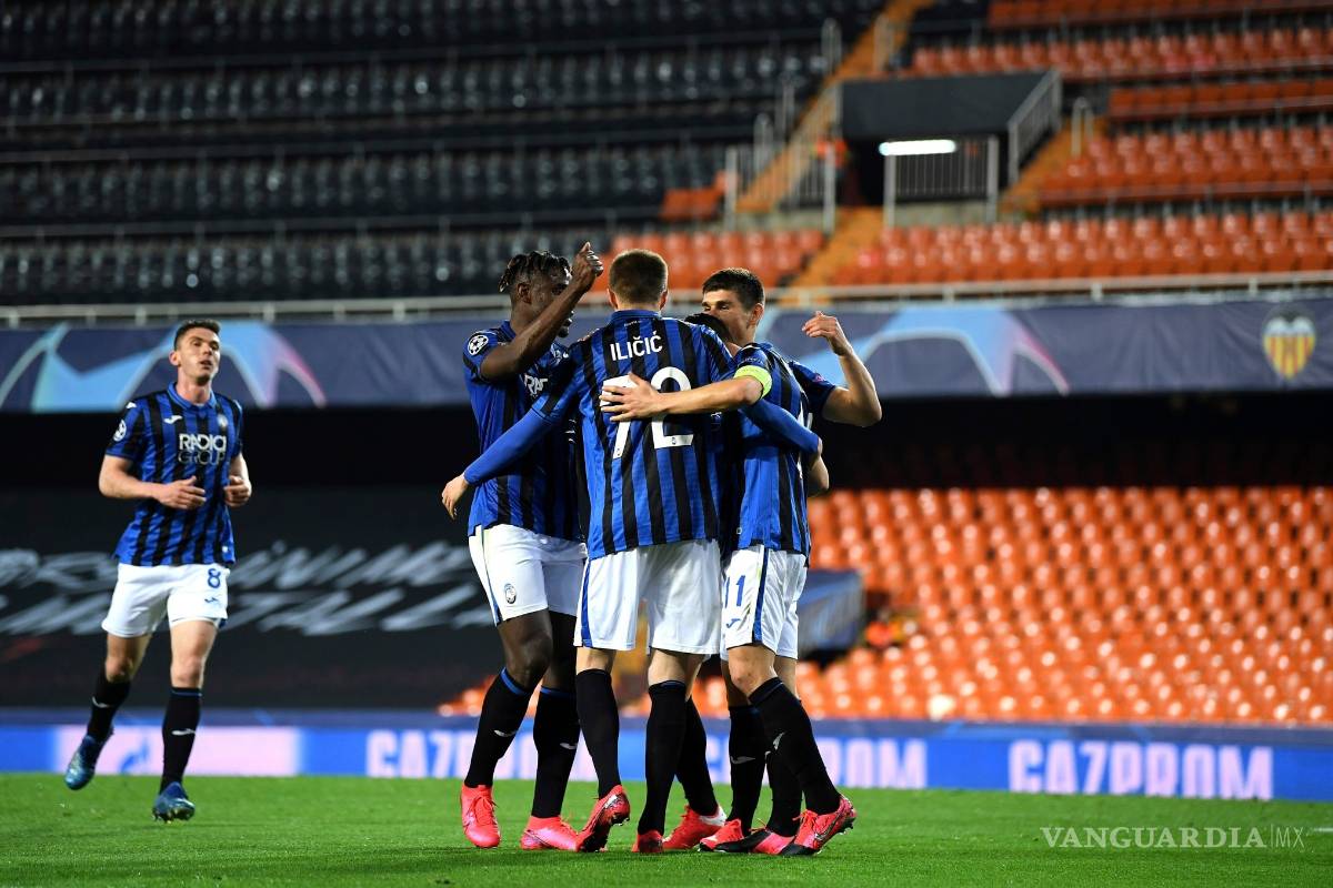 Ante un estadio sin público por el coronavirus, Atalanta se crece y vence al Valencia en Champions