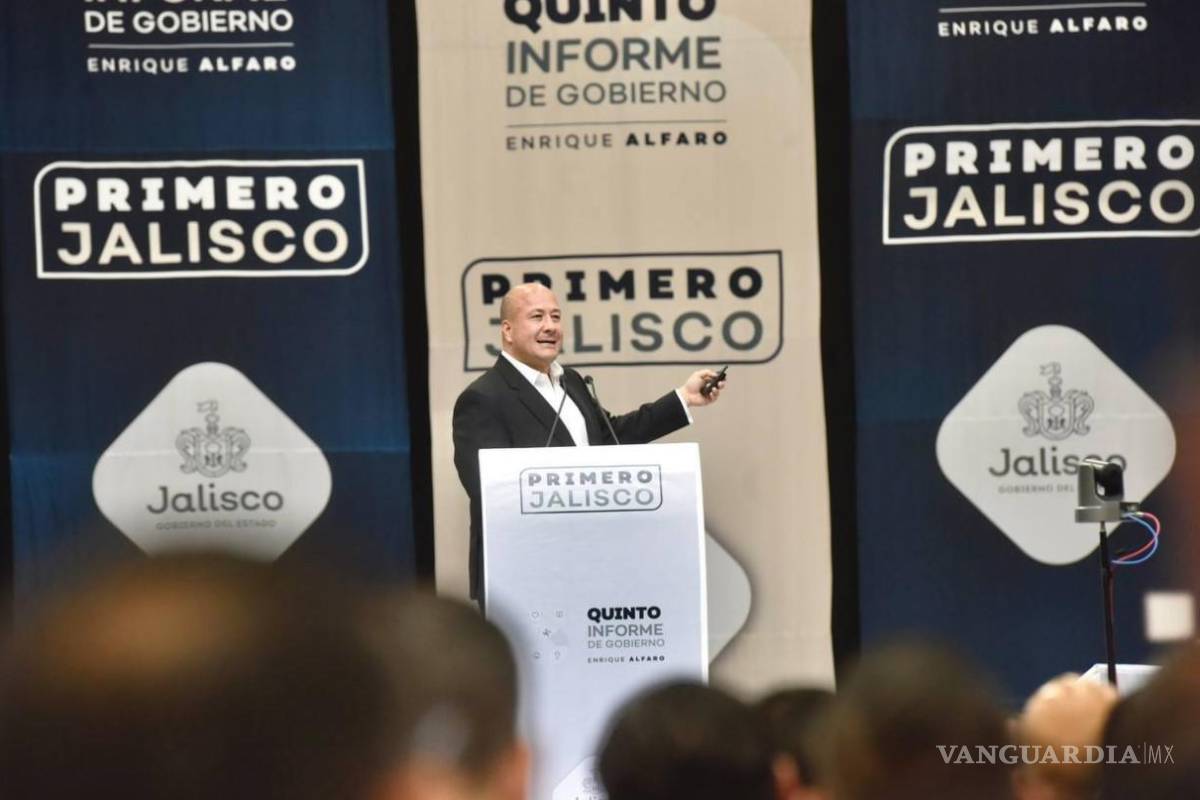 ‘No le vamos a fallar a Jalisco’: Enrique Alfaro en su Quinto Informe en Jalisco