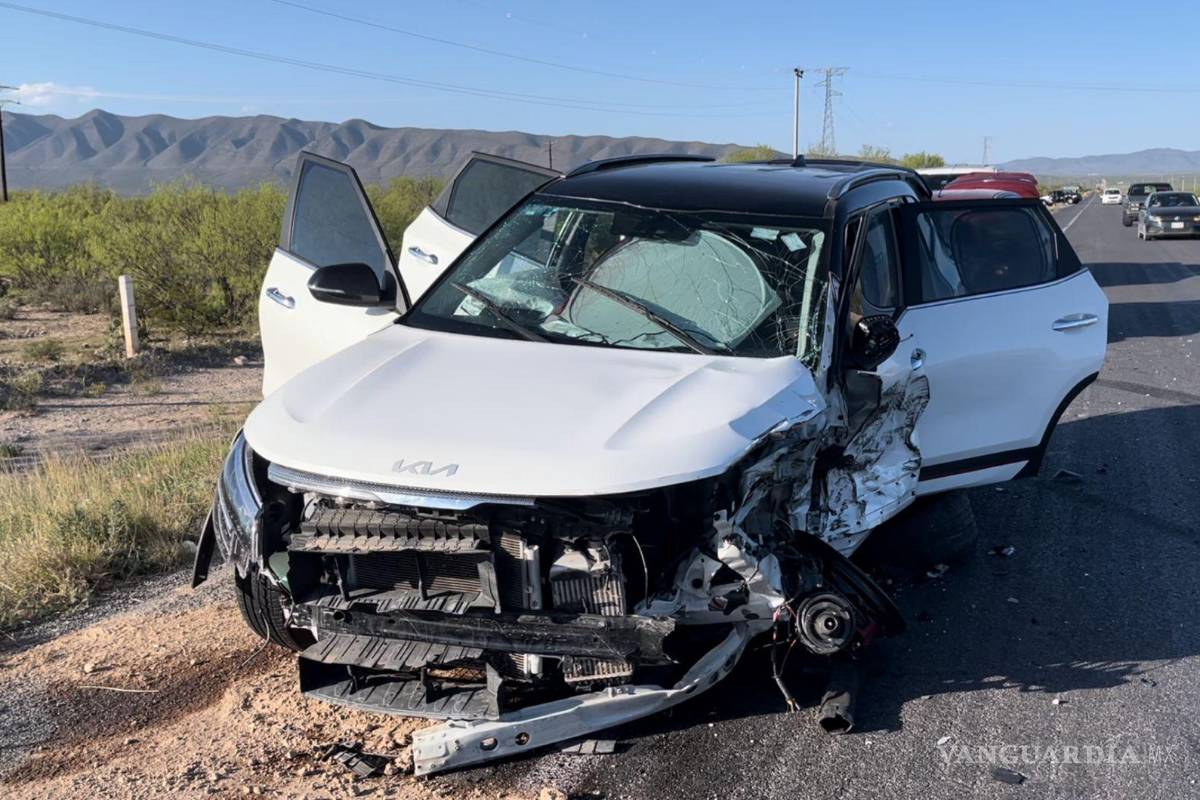 Tragedia en Semana Santa: choque múltiple deja dos heridos en carretera a Zacatecas; invade carril y culpa a tráiler