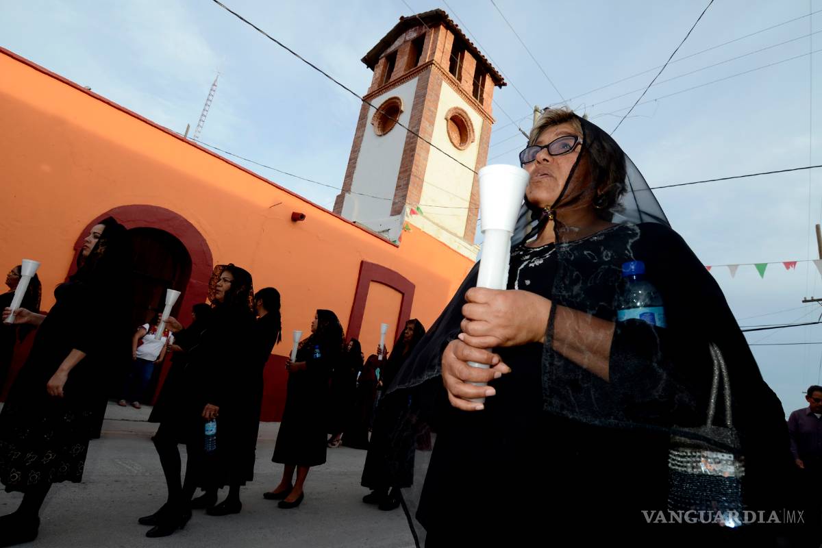Más de 12 mil personas acudieron a Procesión de Silencio en Viesca