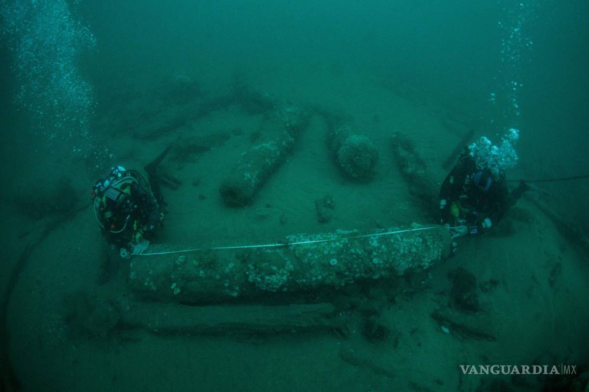 Encuentran un buque de guerra del siglo XVII junto a la costa británica