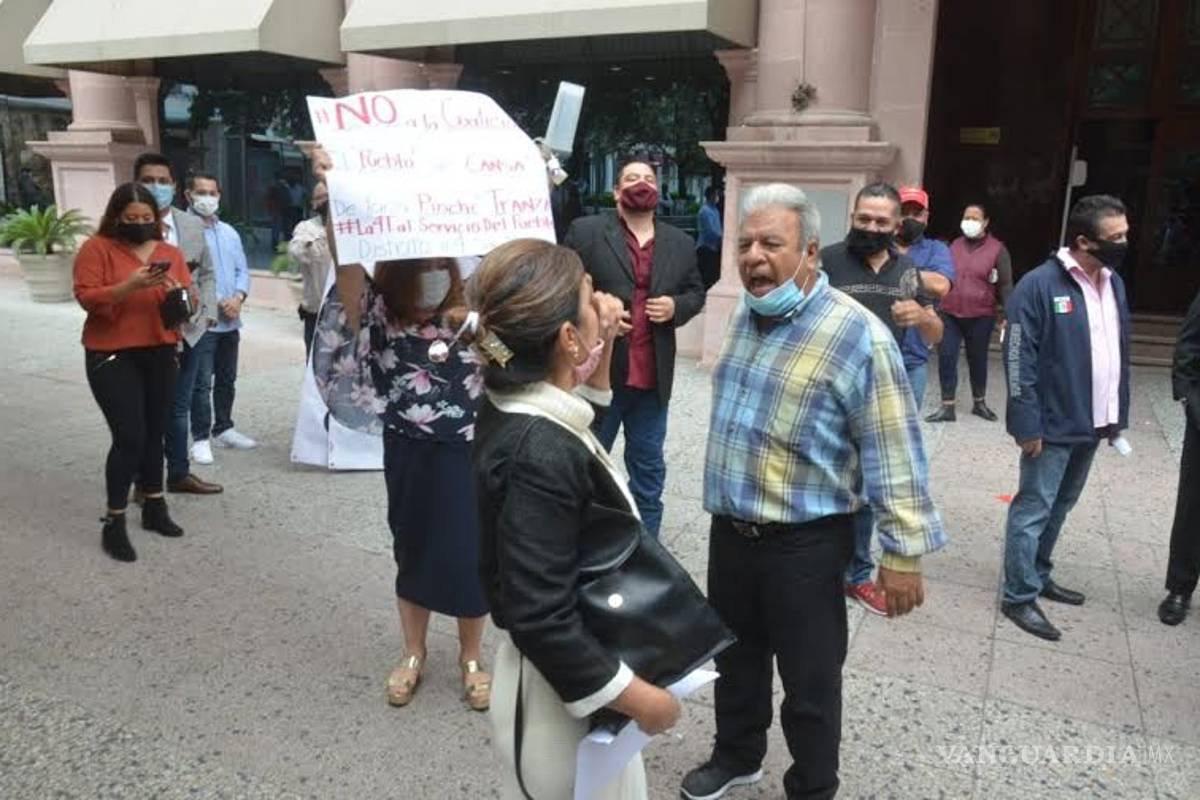 Riña en evento de Morena en NL, Delgado acusa Bronco de &quot;reventar&quot;