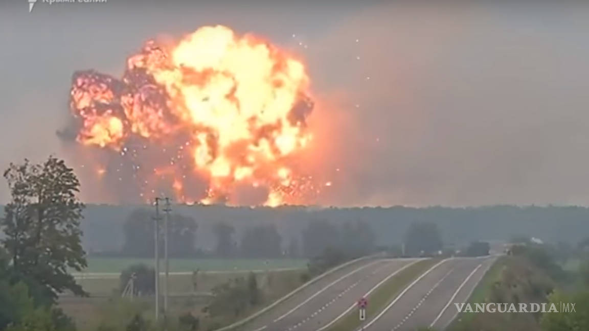 Explota arsenal en Ucrania; evacuan a más de 20 mil