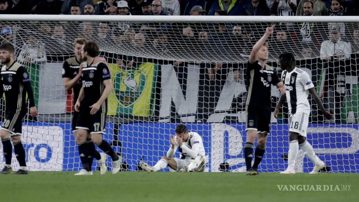 ¡Cero y van dos! Primero el Real Madrid y ahora el Ajax elimina a la Juventus de Cristiano Ronaldo
