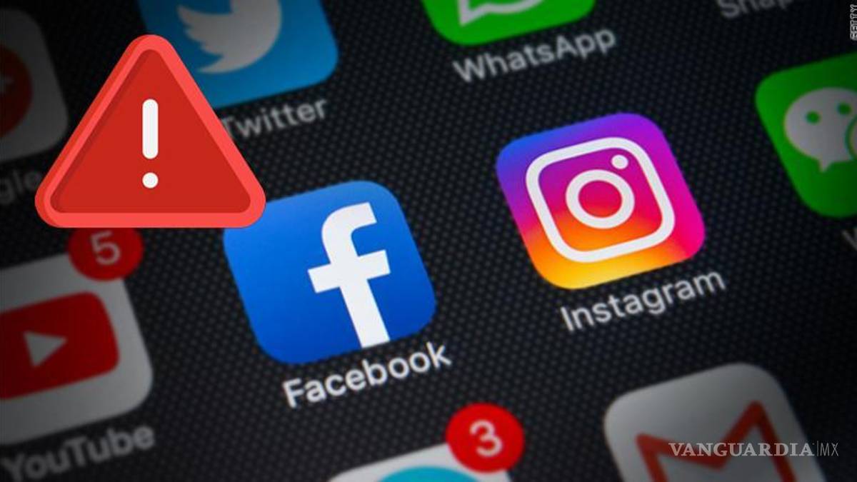 ¡Facebook e Instagram se caen!... usuarios reportan fallas para ingresar a Meta