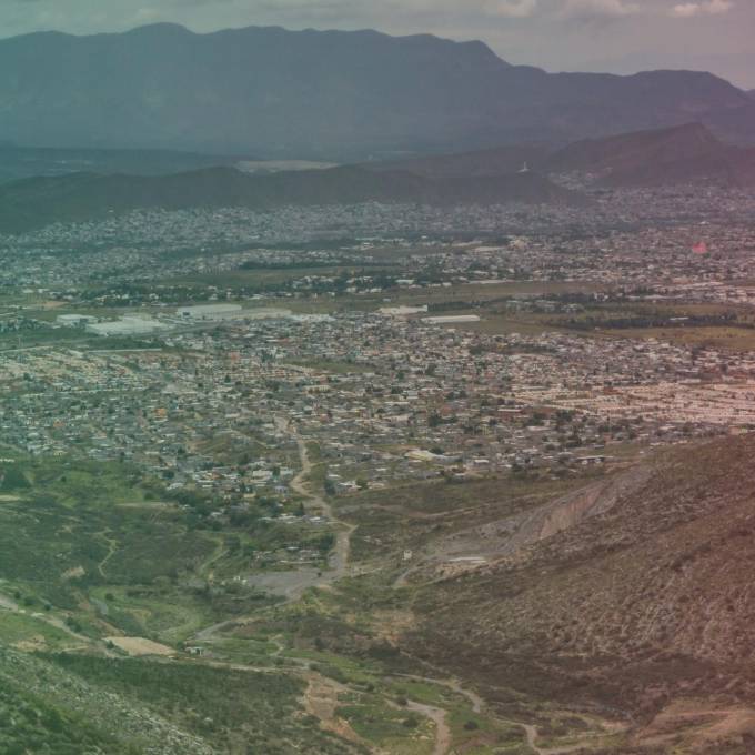 Vista panorámica de la ciudad de Saltillo.