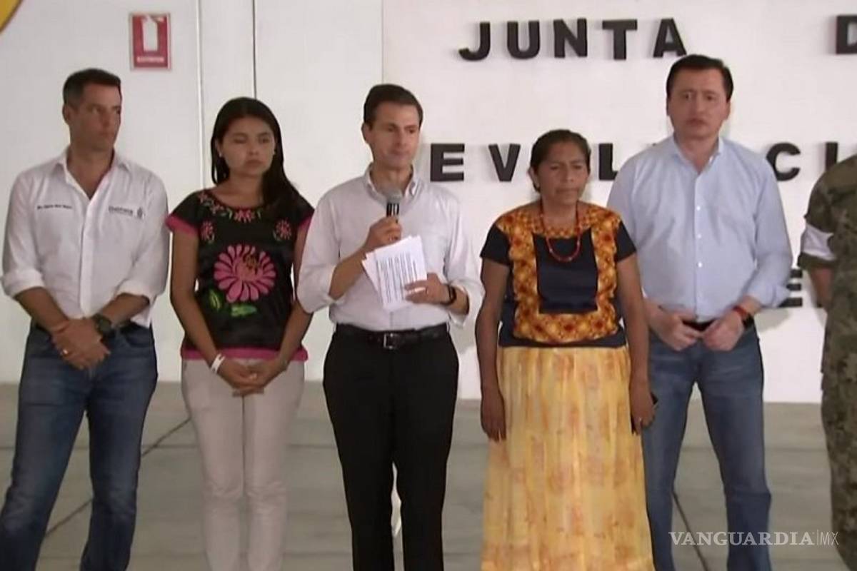Confirma Peña Nieto 61 fallecidos por sismo