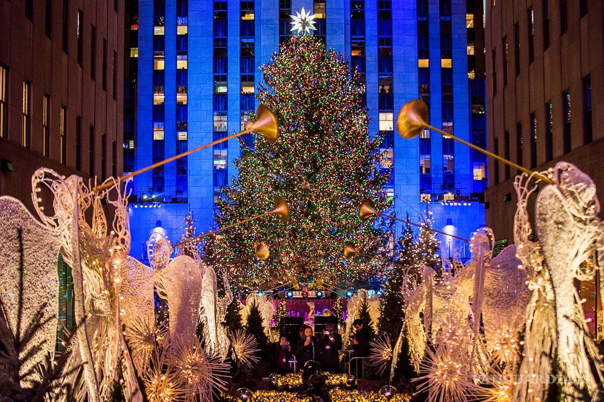 ¡Ya huele a Navidad! Una mirada al tradicional árbol del Rockefeller Center en Nueva York
