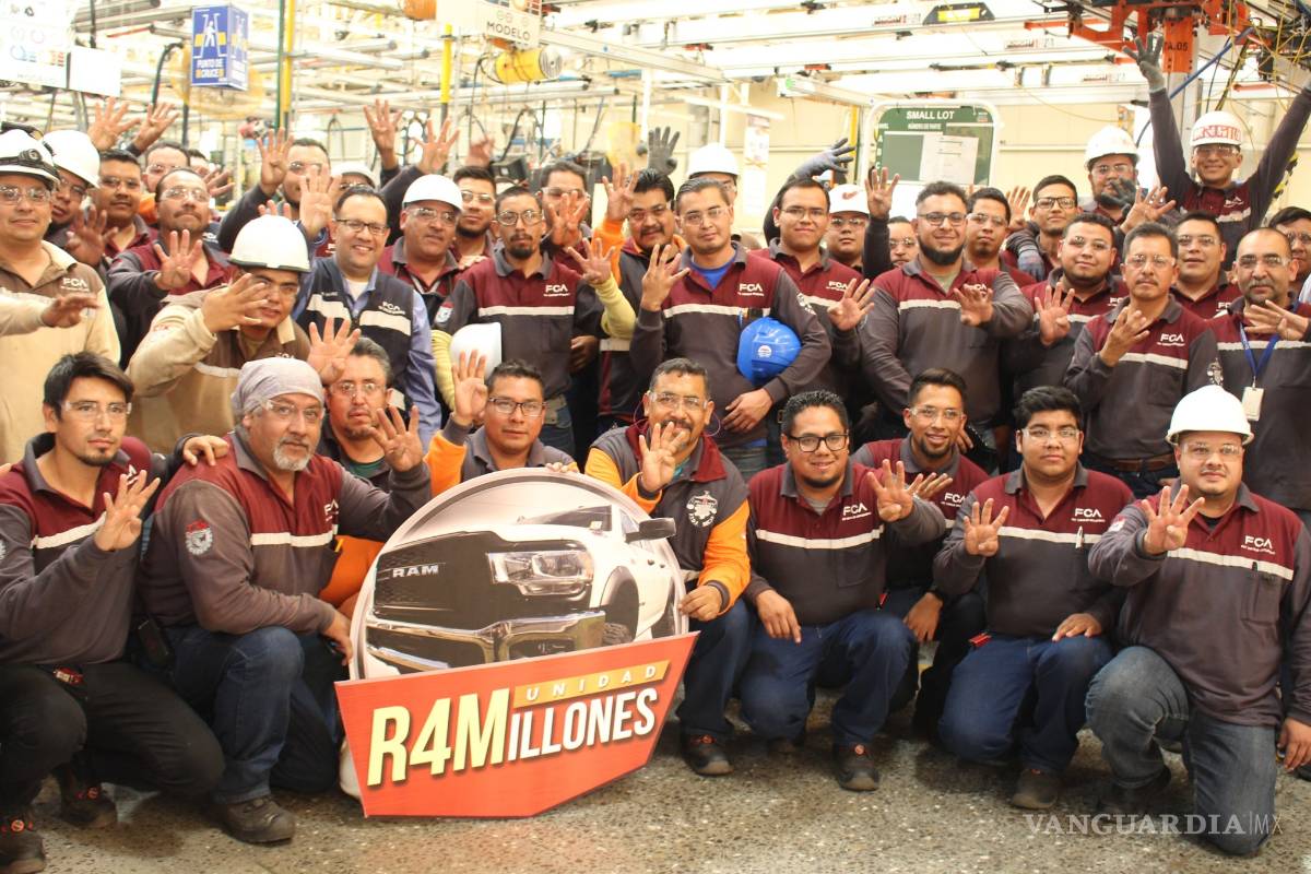 $!RAM produce la unidad número 4 millones en su planta de Saltillo